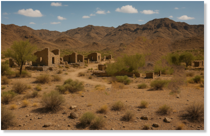 Swansea Ghost Town which is one of our local attractions.