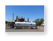 Propane refill station